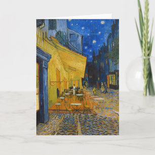 Carte Vincent van Gogh - Café Terrasse en soirée