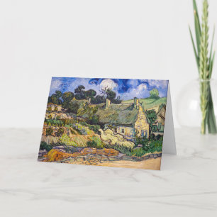 Carte Vincent Van Gogh - Chaumières à Cordeville