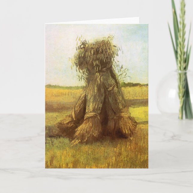 Carte Vincent van Gogh - Chênes du blé (Devant)