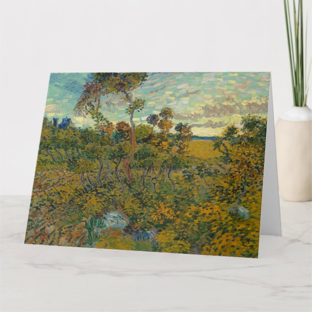 Carte Vincent Van Gogh, Coucher De Soleil À Montmajour (Devant)