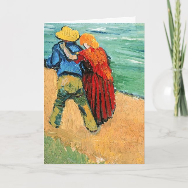 Carte Vincent van Gogh - Deux Amants (Devant)