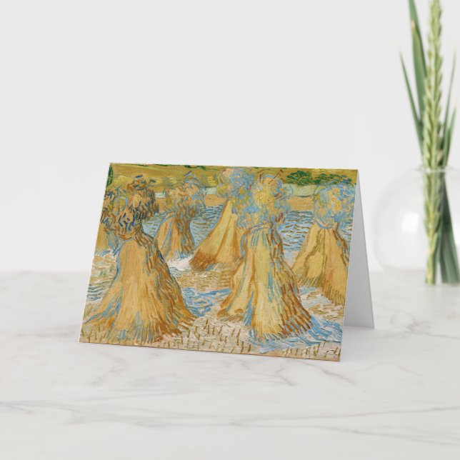 Carte Vincent van Gogh - Gerbes de Blé (Devant)
