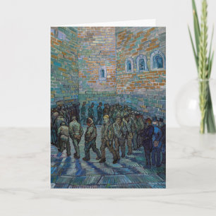 Carte Vincent van Gogh - La cour de la prison