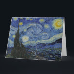 Carte Vincent Van Gogh, La Nuit étoilée<br><div class="desc">Vincent Van Gogh - La Nuit étoilée,  1889.</div>