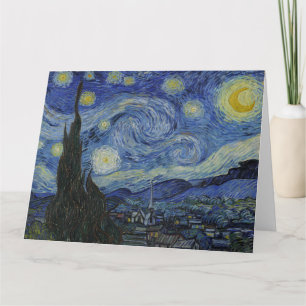 Carte Vincent Van Gogh, La Nuit étoilée