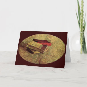 Carte Vincent van Gogh - La vie morte avec trois livres