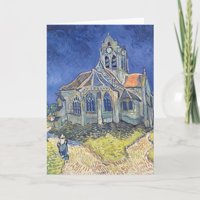 Carte Vincent van Gogh| L'église d'Auvers-sur-Oise (Devant)
