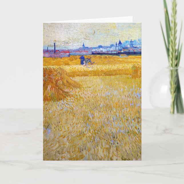 Carte Vincent van Gogh - Les Moissonneurs (Devant)