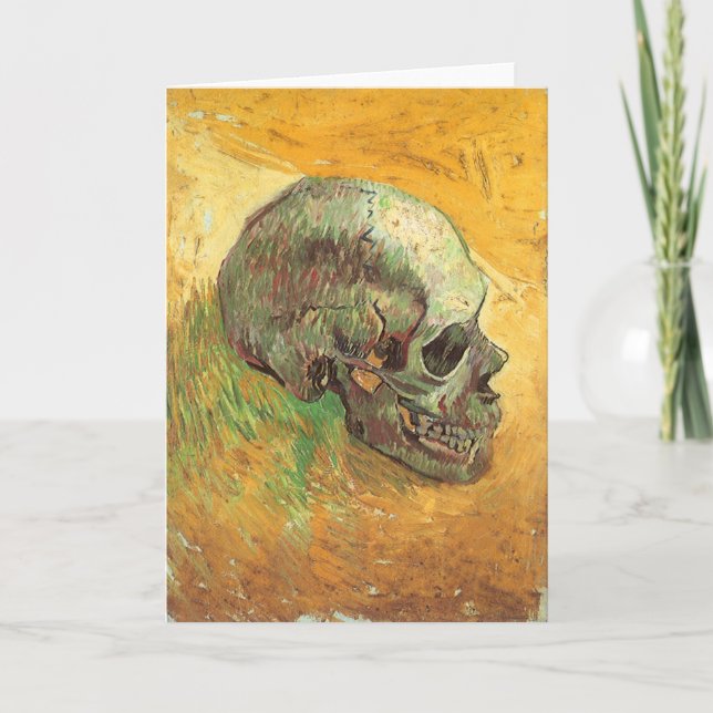 Carte Vincent van Gogh - Nature morte avec crâne (Devant)