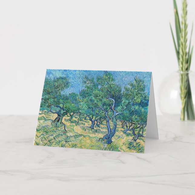 Carte Vincent van Gogh - Olive Grove (Devant)