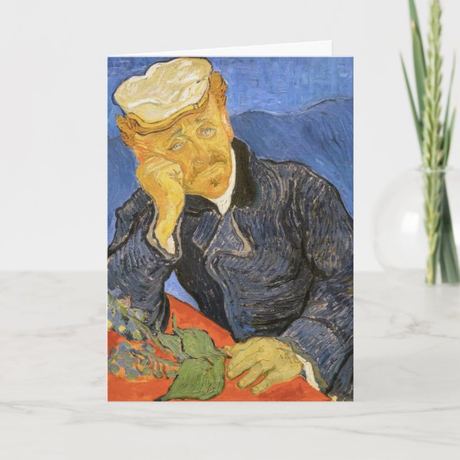 Carte Vincent Van Gogh - Portrait du Docteur Paul Gachet (Devant)