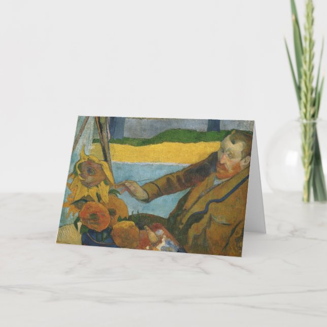 Carte Vincent van Gogh Portrait | Paul Gauguin (Devant)