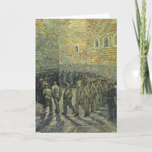 Carte Vincent van Gogh - Prisonniers exerçant (Devant)