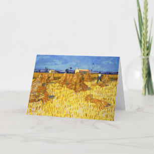 Carte Vincent van Gogh - Récolte en Provence