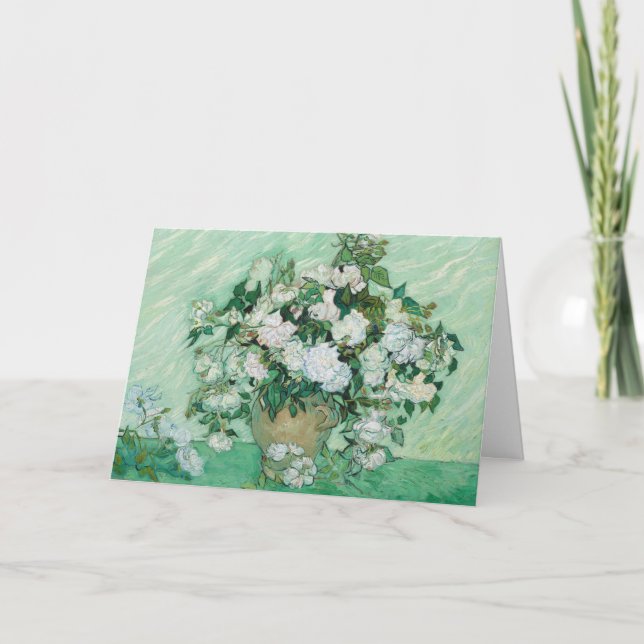 Carte Vincent van Gogh - Roses (Devant)