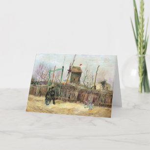 Carte Vincent van Gogh - Street Scene in Montmartre