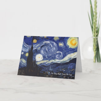 Carte Vincent Van Gogh The Starry Night Fine Art Poster