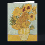 Carte Vincent Van Gogh - Tournesols, 3ème version<br><div class="desc">Vincent Van Gogh - Sunflowers,  Sonnenblumen,  Troisième version,  1888.</div>