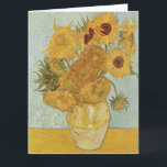 Carte Vincent Van Gogh - Tournesols, 3ème version<br><div class="desc">Vincent Van Gogh - Sunflowers,  Sonnenblumen,  Troisième version,  1888.</div>