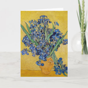 Carte Vincent van Gogh - Vase avec Irises