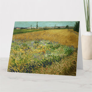 Carte Vincent Van Gogh, Wheatfield, Korenveld