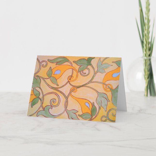 Carte Vins en or (Devant)