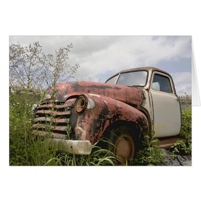 Carte vintage (Devant horizontal)