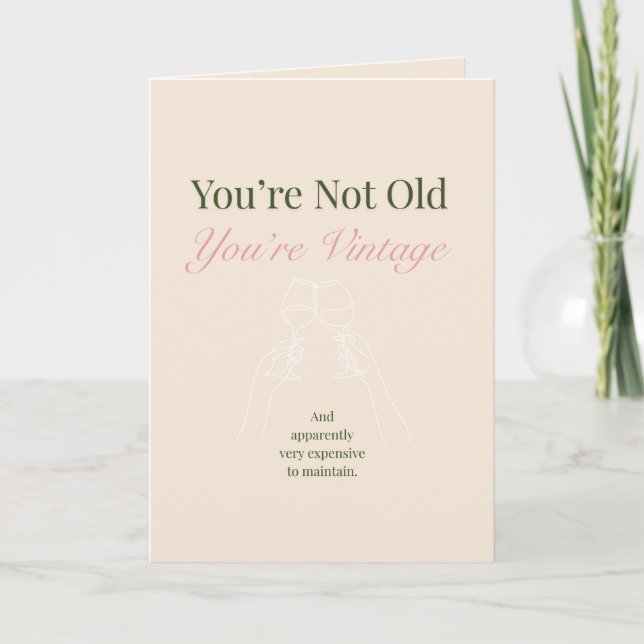 Carte Vintage (Devant)