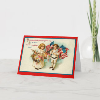 Carte Vintage 4th of july Greeting Cards