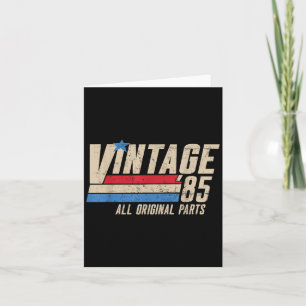 Carte Vintage 85 Retro 40e anniversaire 1985 Papa 40 Pou