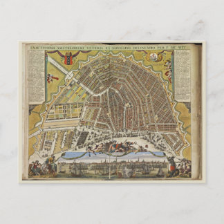 Carte vintage Amsterdam