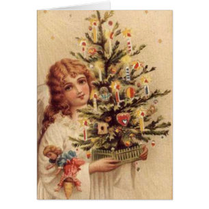 Carte Vintage Arbre de transport d'enfants