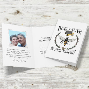 Carte Vintage Bee-lieve dans votre voyage Abee Graduatio