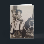 CARTE vintage BESTIE BFF GIRLFRIEND VOUS PERSONNAL<br><div class="desc">BESTIE GREETING CARTE</div>