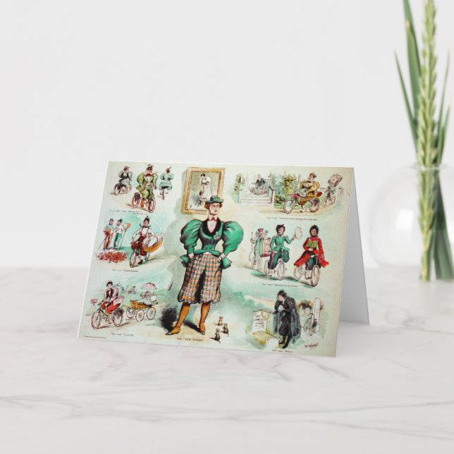 Carte Vintage Bike note cards (Devant)