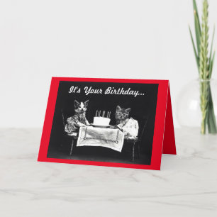 Carte Vintage Birthday