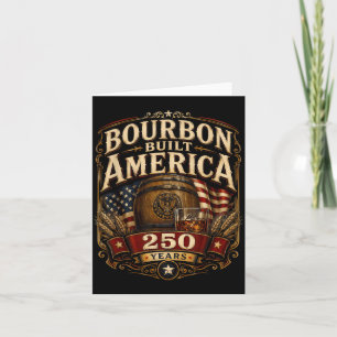 Carte Vintage Built America Patriotique 250 Ans 3