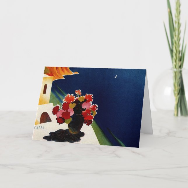 Carte Vintage Capri Italie Voyage (Devant)