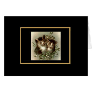 Carte vintage Cat Durée de vie