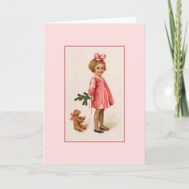 Carte Vintage Christmas Note (Devant)