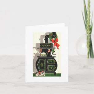 Carte Vintage Christmas Stoke Card