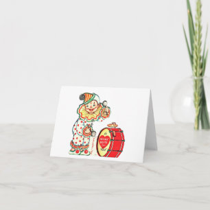 Carte Vintage Clown Valentine