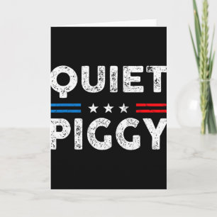 Carte Vintage Cochon Tranquille Politique Américaine Drô