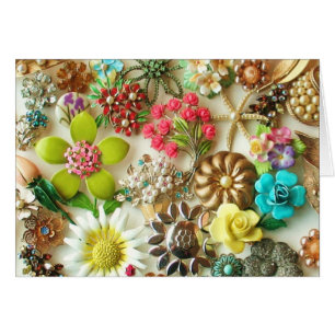 Carte vintage de beautés