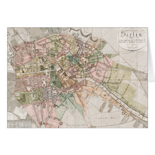 Carte vintage de Berlin (1811)