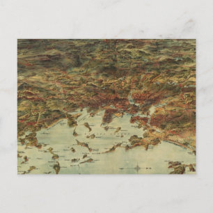 Carte vintage de Boston (1905)