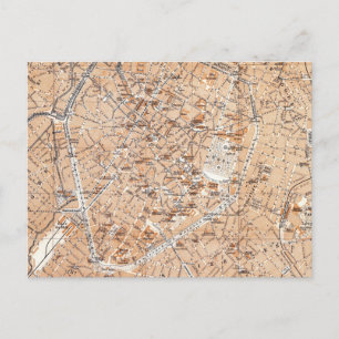 Carte vintage de Bruxelles (1905)