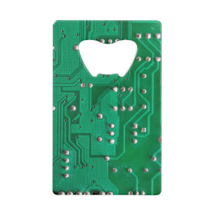 Carte vintage de circuit de transistère vert
