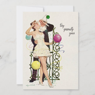 Carte vintage de fête d'anniversaire