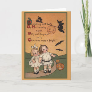 Carte vintage de Halloween